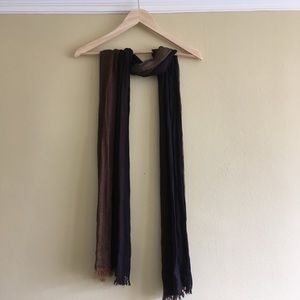 H&M striped fall scarf